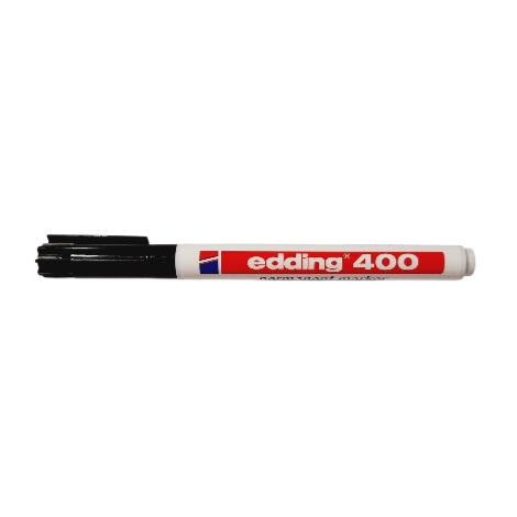 Musta tussi, Edding 400 (1,0 mm)