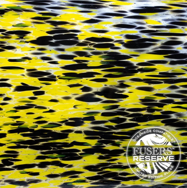 Fusers' Reserve #76 Yellowjacket Spirit kimaltava musta-keltainen l&auml;pikuultava