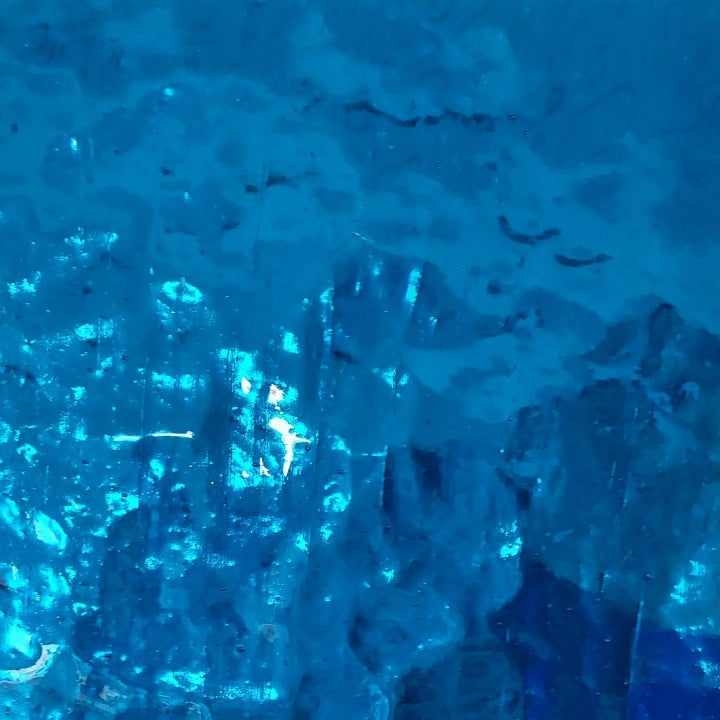 Sininen taidelasipeili AR29 Peacock Blue