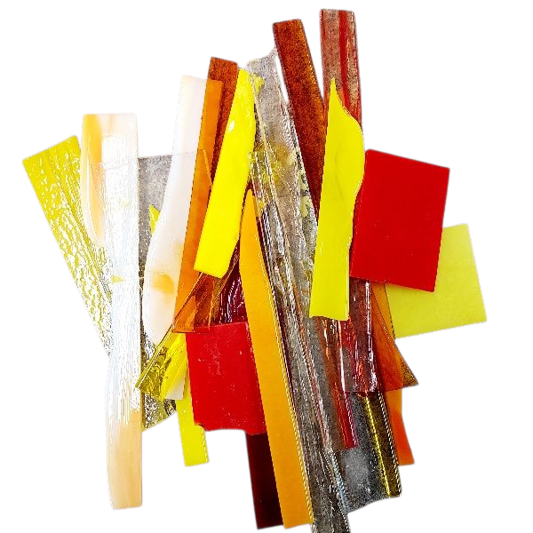 puna-oranssi-keltainen